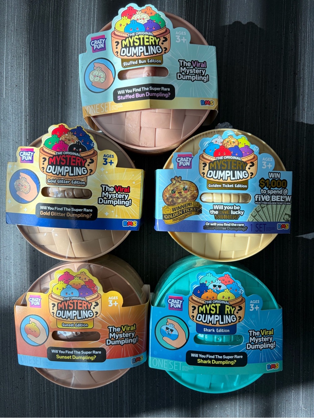 SEALED Set of 5 RMS Mystery Dumpling Bundle!